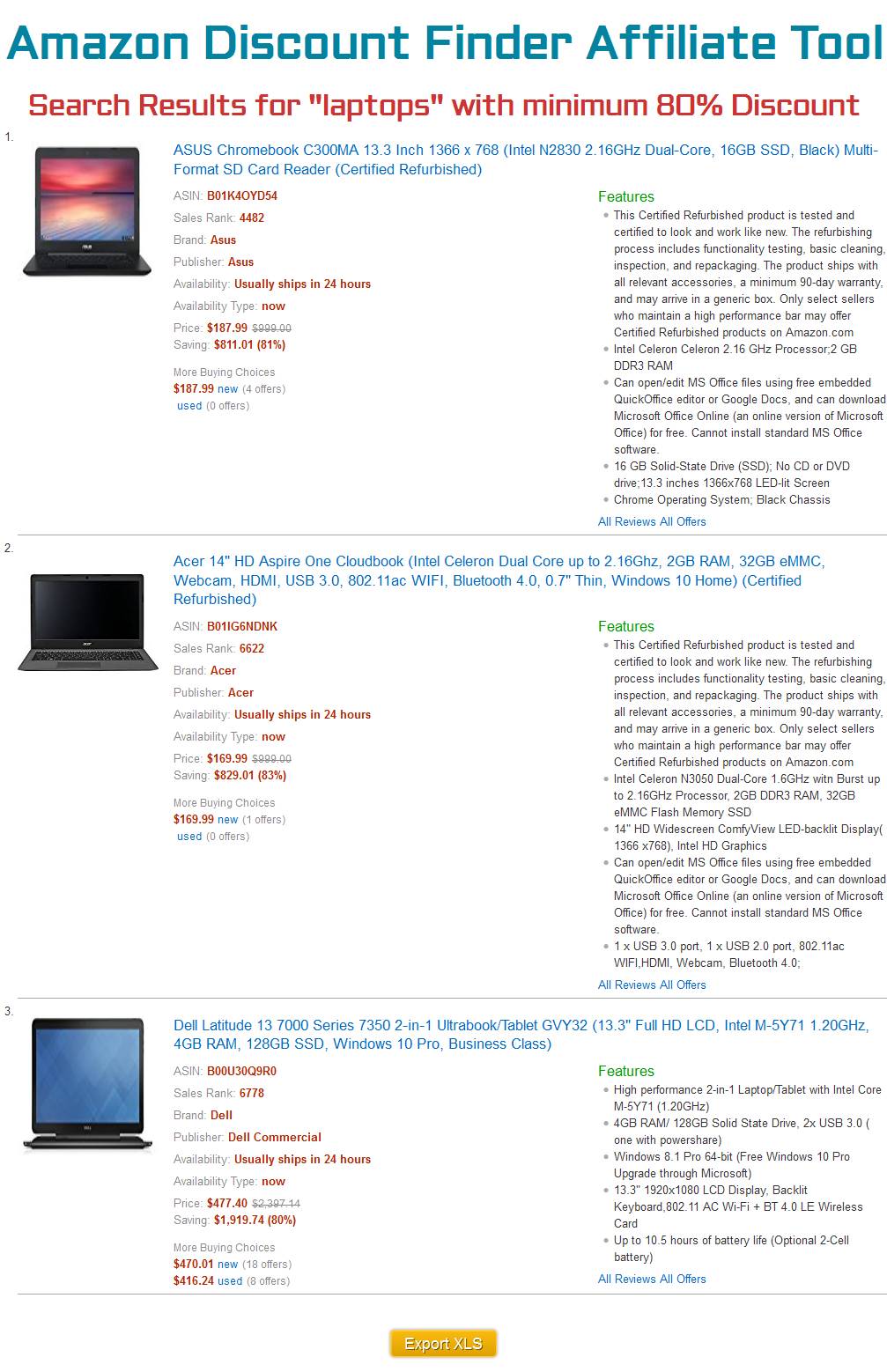 Amazon discount finder affiliate tool affiliate tools